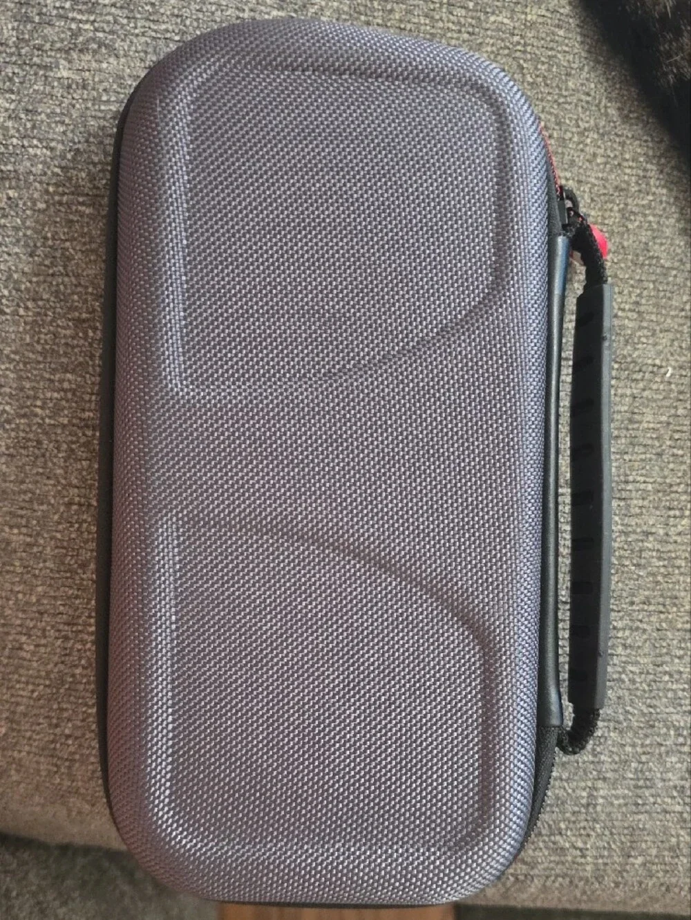 Nintendo Gray Travel Case with Red Logo Patch